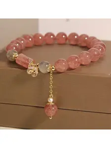 Light Luxury Niche Bracelet New Chinese Style Versatile Charm Lotus Root Pendant Bead String