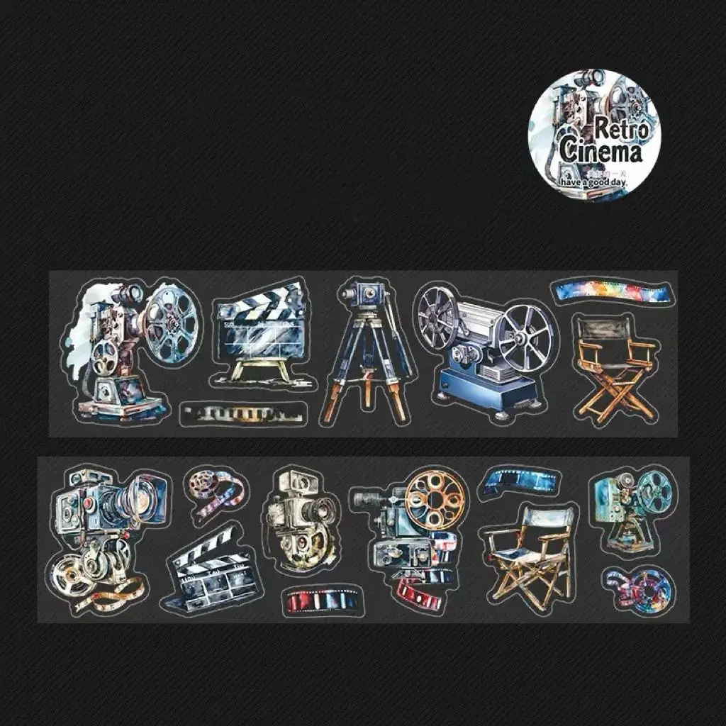 sticker tape- retro movies