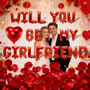 Love Declaration Balloon Set, Letter Balloons for Romantic Proposals & Weddings, Perfect Marriage Proposal Decorations