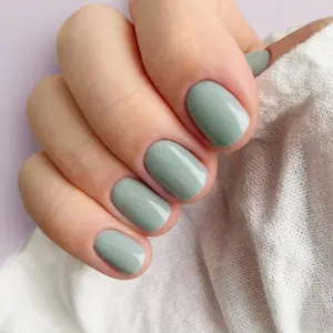 Solid Color Short Square Nail Care Fake Nail, 24pcs Cosmetic Removable Nail Art Artificial Full Cover for Women & Girls Daily Use, Nail Kit Acrylic Set, Christmas, Christmas Gift