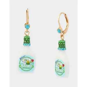 Betsey Johnson RANCH LEVER BACK EARRING TURQUOISE