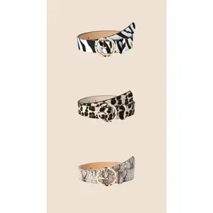 Animal Print Belt (Variants: Zebra, Leopard, and Snake)