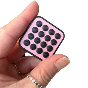KLYX Fidget Square Slider Bumpy Edition, Texture, Focus Tool & Sensory Aid for Grounding and Tactile Satisfaction, Stress Relief, Satisfying Click