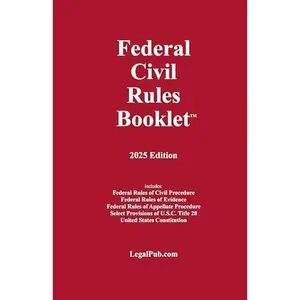 USED-2025 Federal Civil Rules Booklet by LegalPub.com (Paperback)