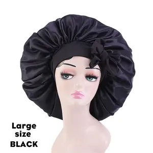 Satin Bonnet Silk Bonnet with Elastic Tie Band Adjustable Straps Hair Bonnet En Soie Pour La Nuit Femme Hair Bonnet for Sleeping Does not apply