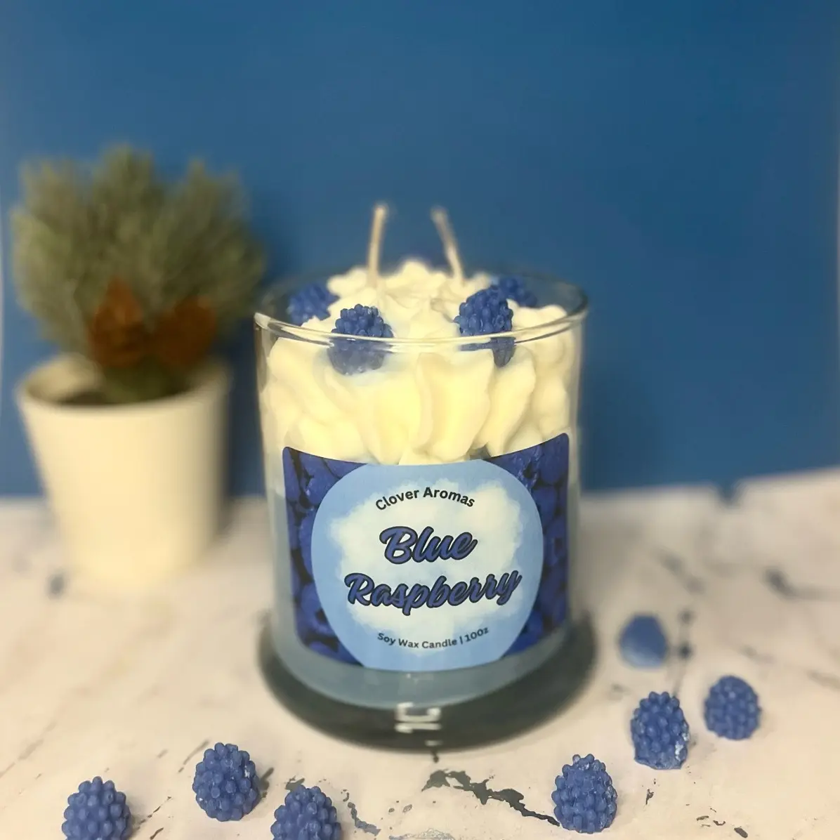 Blue Raspberry Candle
