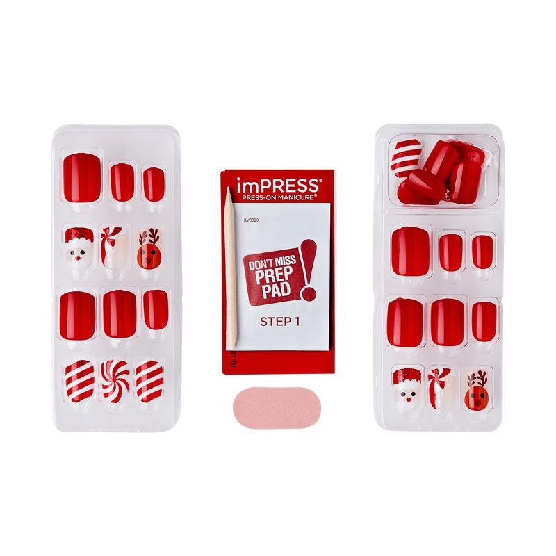 imPRESS Holiday Design Press On Nails - Frost Kiss