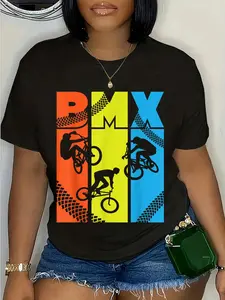 100% Cotton Funny BMX Rider Shirts Vintage Retro BMX - Funny BMX Rider Bicycle Motocross T-Shirt
