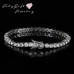 5mm Round Cubic Zirconia Classic Tennis Bracelet