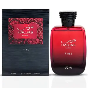 RASASI Hawas Fire Eau De Parfum Spray 100ML(3.4 Oz)