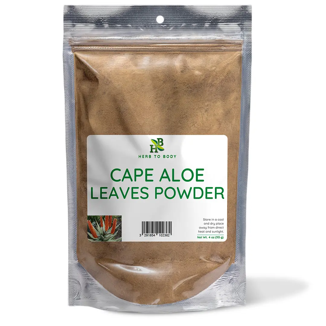 Cape Aloe Leaves Powder – 4 oz (113 g)|  Aloe ferox | Herb To Body