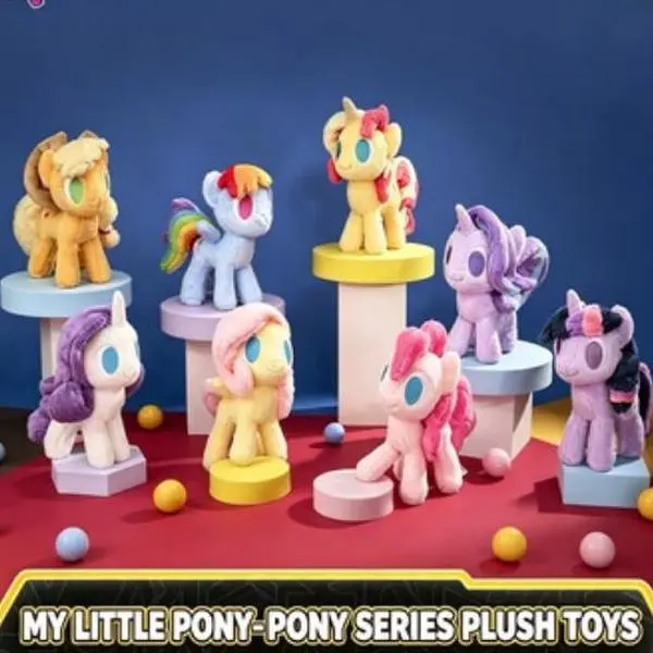 MLP-My Little Pony World Sunset Shimmer,Starlight Glimmer，Rarity，Apple Jack 18/20cm Collectible Plushie