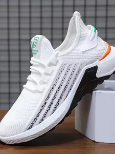 Unisex Coconut Shoe Sporty Leisure Footwear, Knit Upper, Plain Design, Comfortable Anti-Slip, Lightweight Breathable, Campus Style, Durable