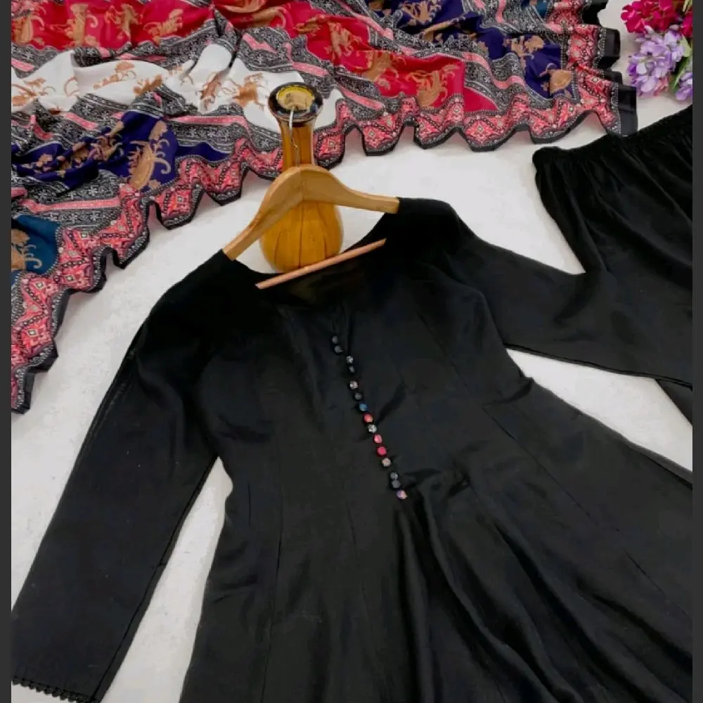 3 piece Anarkali Elegant Top Outfit