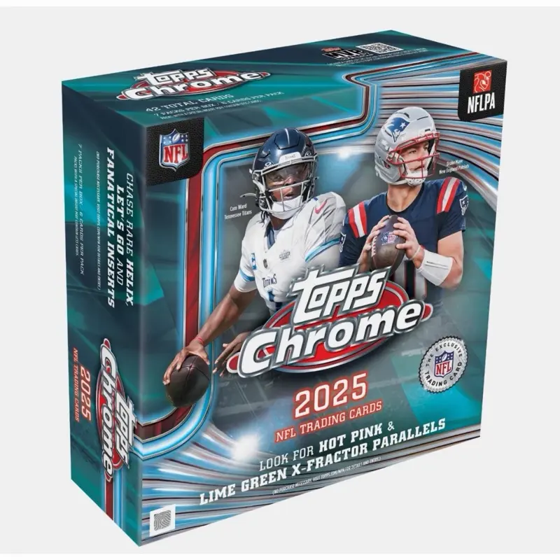 2025 TOPPS CHROME (4) RETAIL BLASTERS, (1) SIGNATURE CLASS VALUE BOX & (1) SIGNATURE CLASS MEGA BOX Break 49
