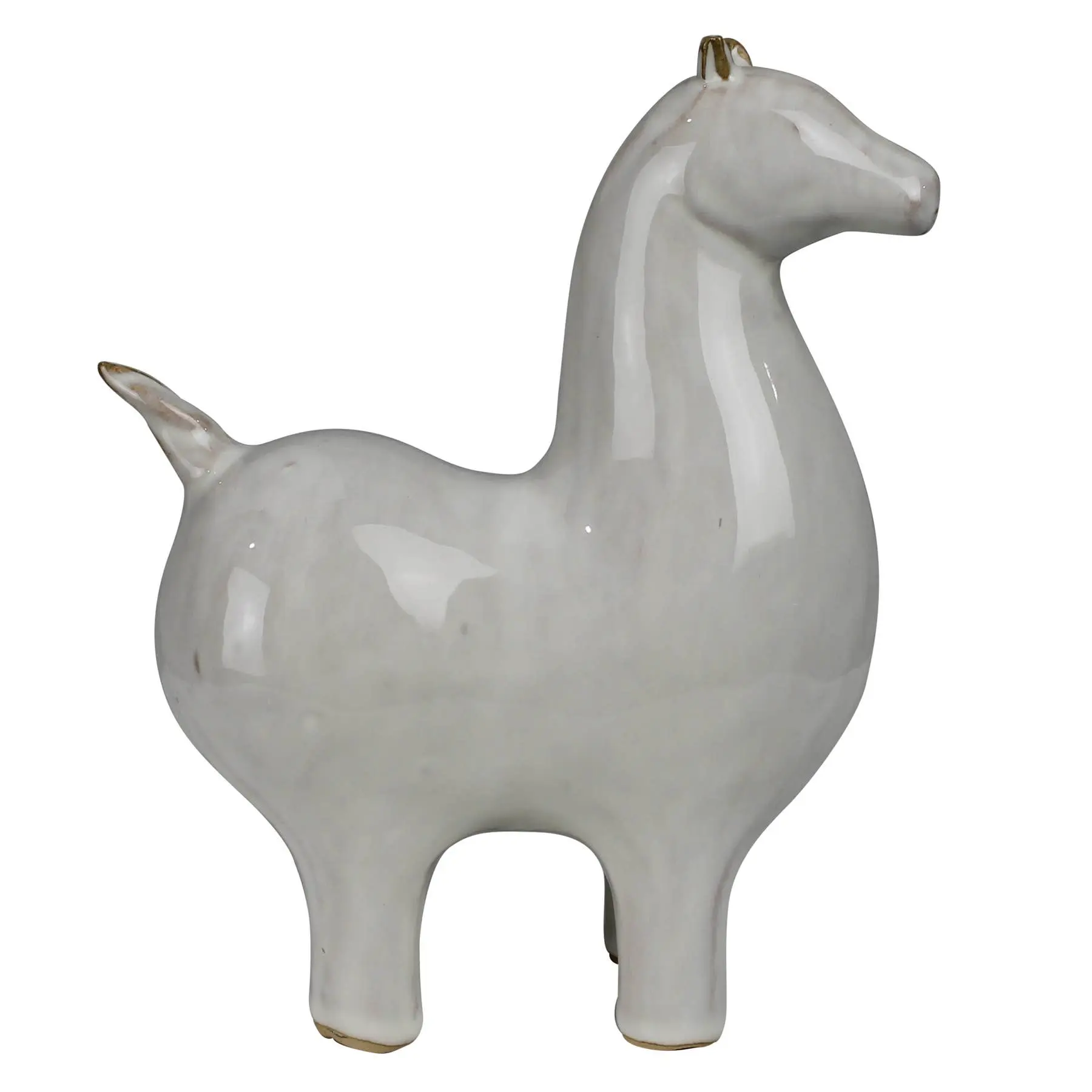 Whimsical Ceramic Horse