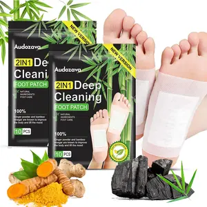 Foot Detox Patches for Stress Relief, ToxinRemoval & Better Sleep I Natural Deep Cleansing Pads Healthy Healthcare Solution Herbal Medicine Herbal Ingredients