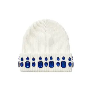 Mani Royalty Beanie v3 White / Blue