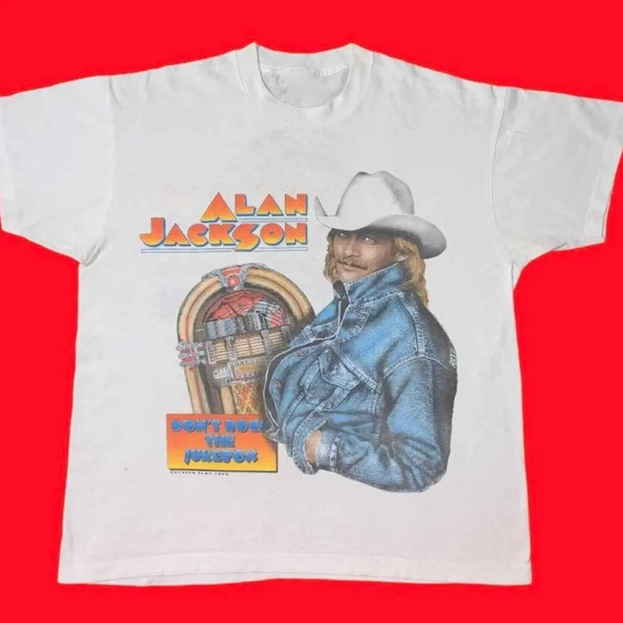 Dont Rock The ukebox Alan Jackson Shirt Classic White Unisex S-5XL 2