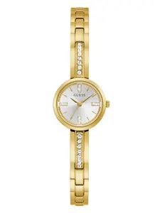 GUESS Female Sofia Gold-Tone Crystal Analog Watch