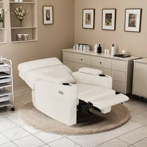 BarberPub Electric Lash Recliner with Adjustable Headrest, Facial Bed for Estheticians, Eyelash Extensions, Nails & Beauty 9904