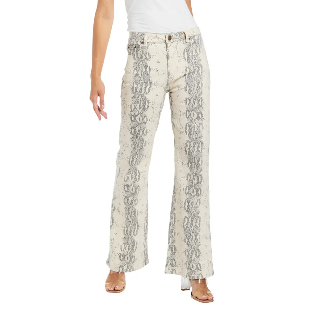 Snake Print Jean