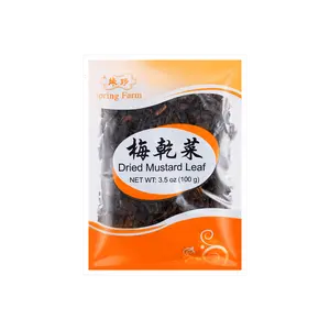 SPRING FARM Dried Mustard Greens 3.5oz - Premium Quality Pickled Vegetables for Healthy Cooking