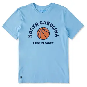 Men's North Carolina Basketball Short Sleeve Crusher Tee