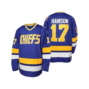 Baseball jersey suit Fashion new jersey White movie Retro Ice Hockey Men's and women's same baseball jersey