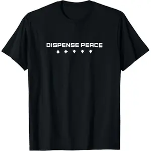 Helldivers 2 Dispense Peace Bomb Graphic T-Shirt, PlayStation Sci-Fi Video Game Crew Neck Tee, Vintage Casual Loose Short Sleeve Top, Trendy Gaming Streetwear Daily Outdoor Wear for Men Women Helldivers 2 Fans