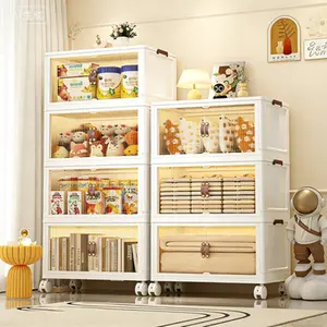 CENLEN 5 Layer Plastic Storage Box With Lid