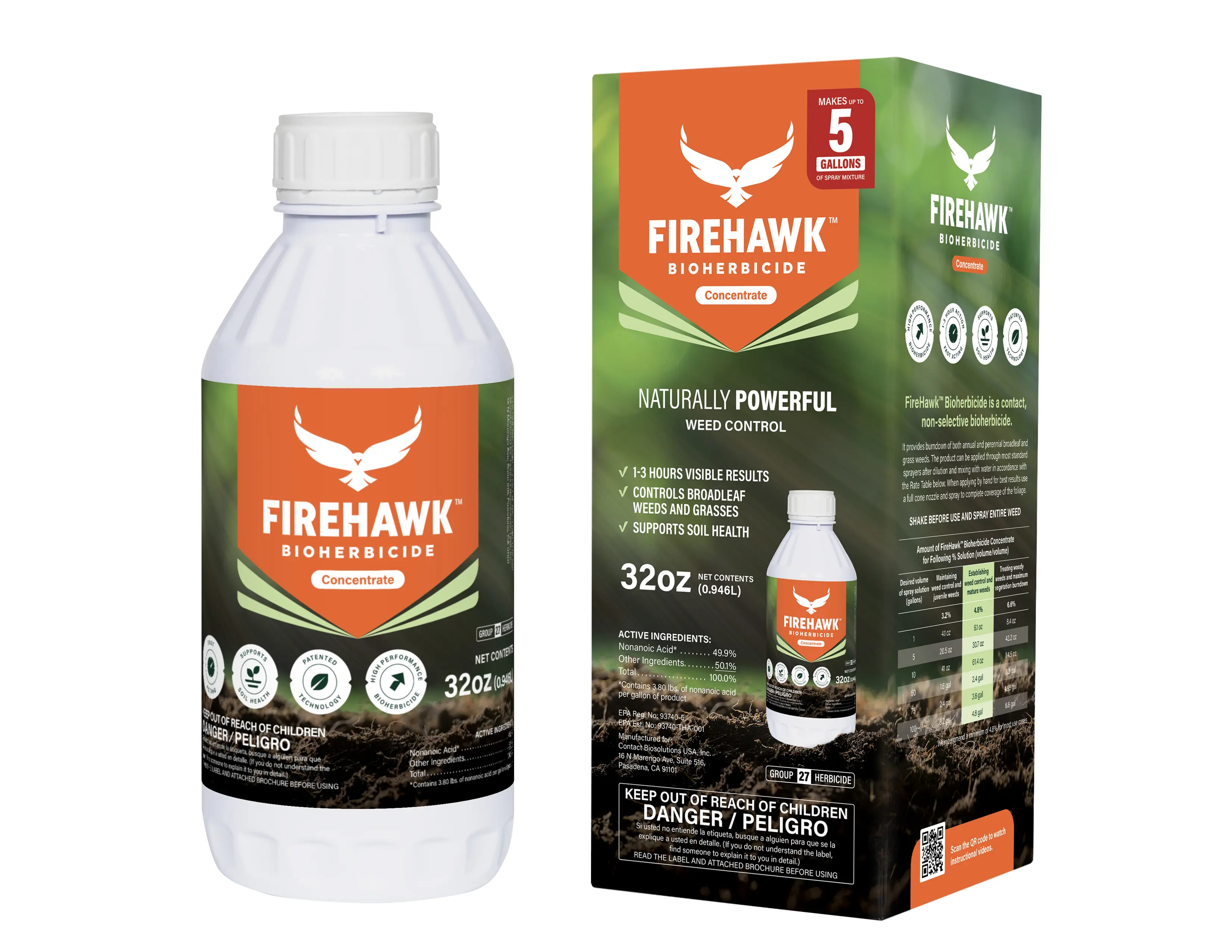 FireHawk Bioherbicide Concentrate-32oz FireHawk Bioherbicide Concentrate-32oz