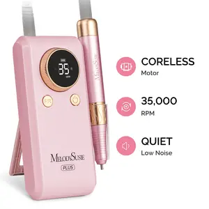 MelodySusie Nail Drill SC330G, SM330G, MB420G Professional Rechargeable Electric Nail File for Acrylic Nails Gel Polishing Removing Manicure