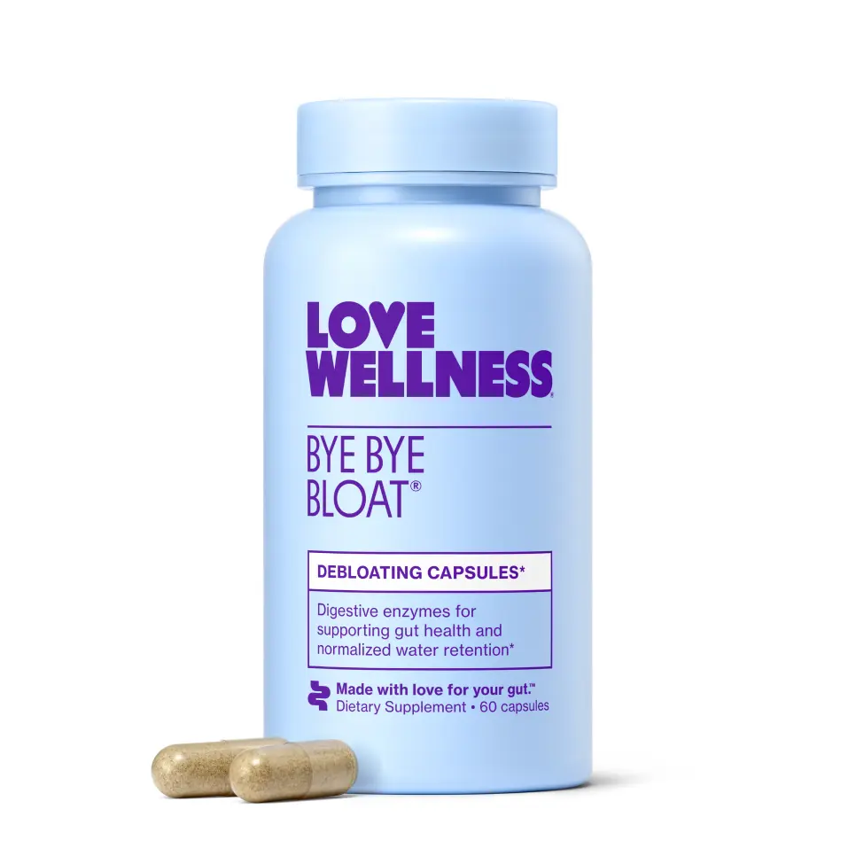 Love Wellness Bye Bye Bloat Digestive Enzymes Capsules for Fast Bloating Relief Love Wellness Bye Bye Bloat Digestive Enzymes Capsules for Fast Bloating Relief