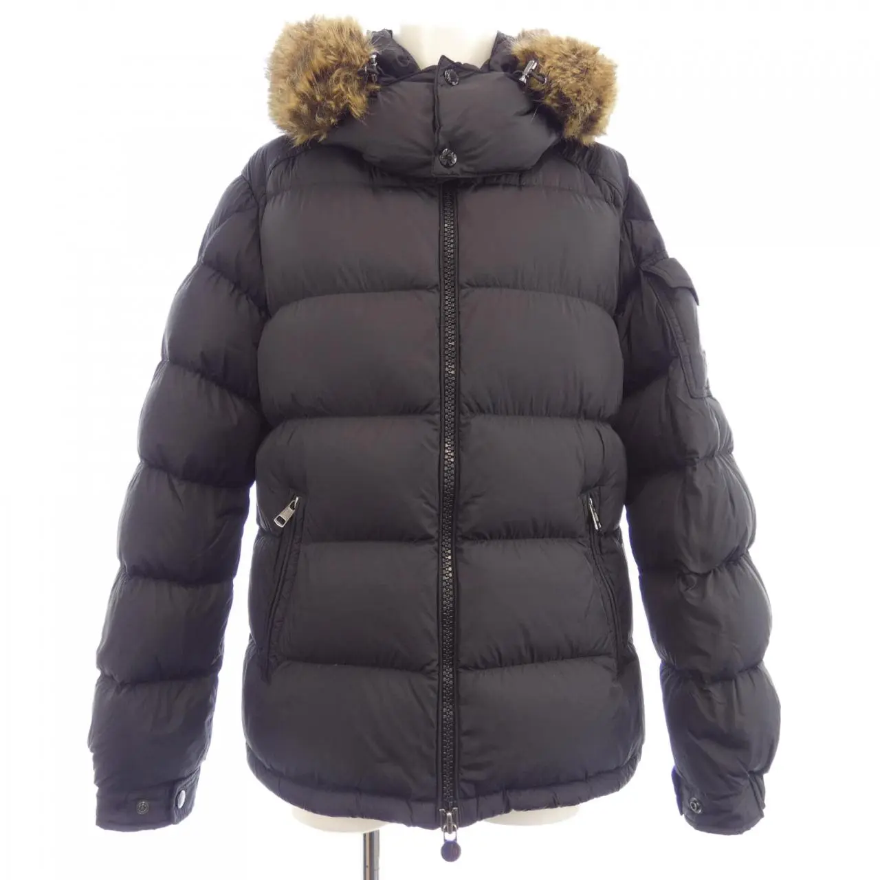 Pre-owned MONCLER Nylon Small Leather Goods MAYAF Down Jacket