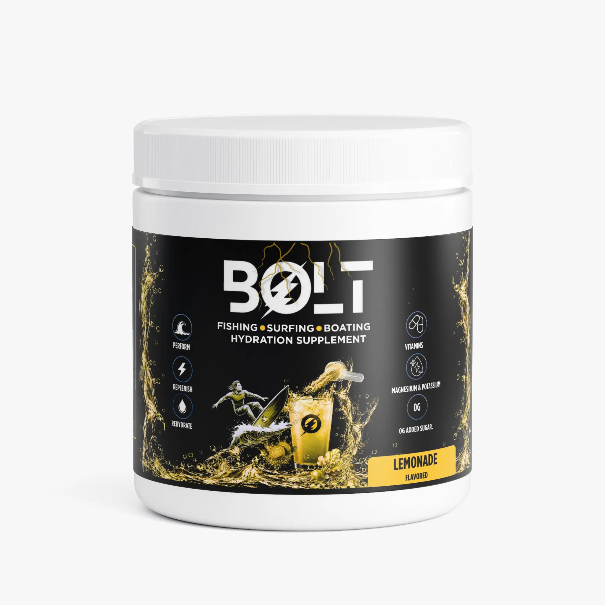 Fishing Bolt Hydration Supplement/Drink - 30 Servings (Lemonade)