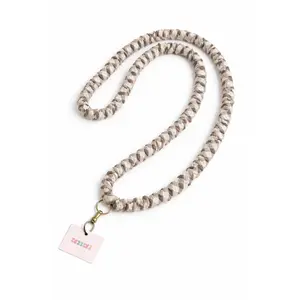 Andi-Brown Checkered Lanyard