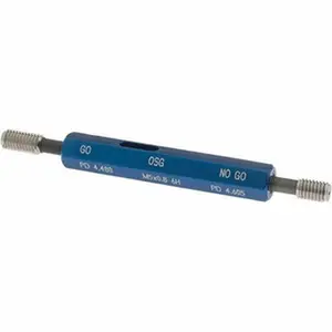 OSG USA, INC. Mechanical Hardware Plug Thread Gage - M5x0.8 Thread, 6H Class, Double End, Includes Go & No Go Handle, 1500200400