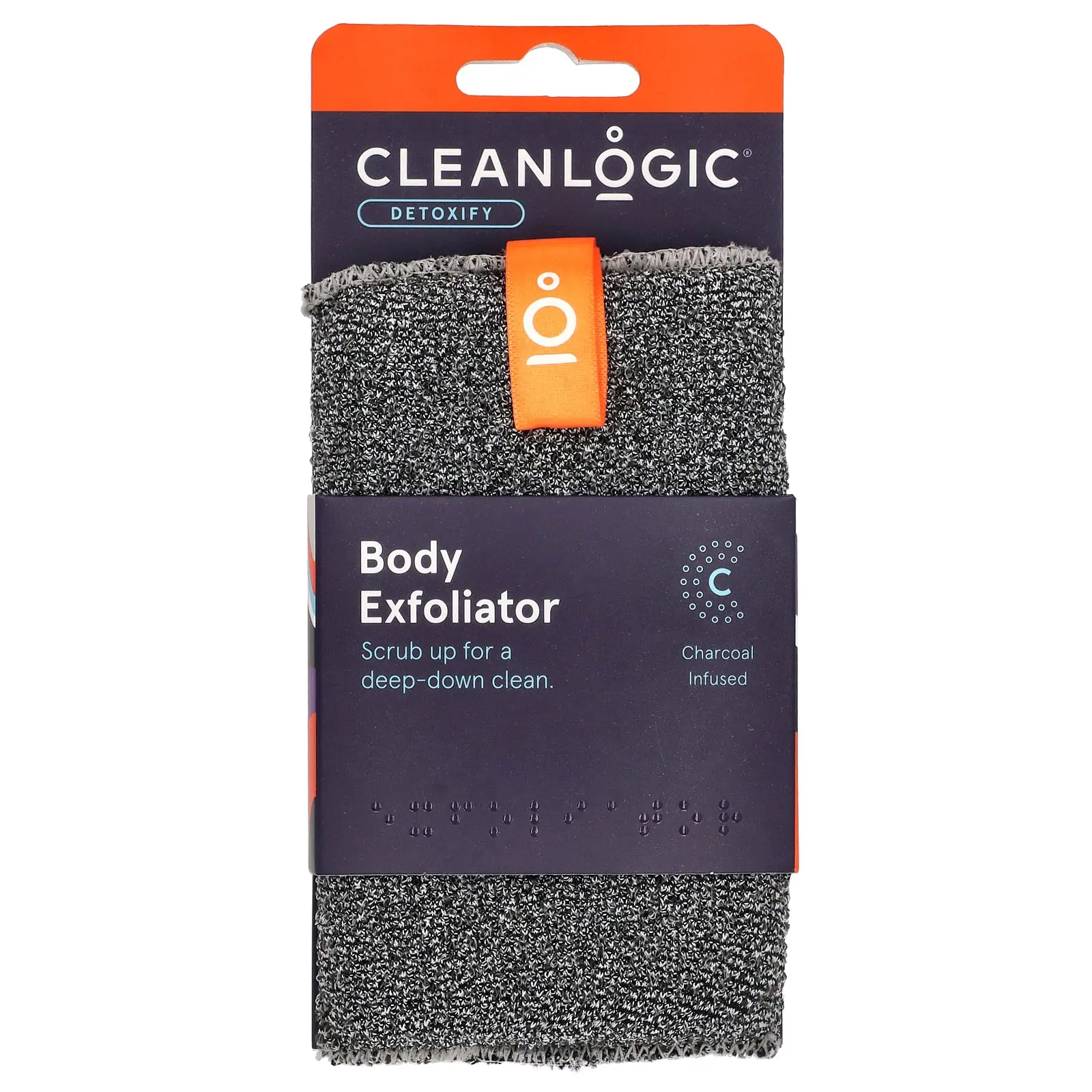 Cleanlogic Detoxify, Body Exfoliator, 1 Count