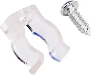 Rope Lights Clips Outdoor, MOUNTING Hardware for Light Rope, MOUNTING Clips with Screws for Rope Lights Installation.  Accessories for Lights Strands