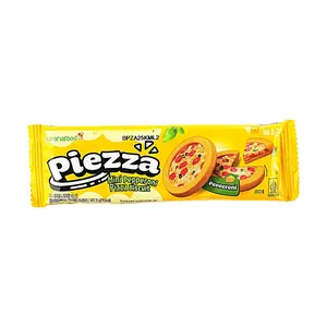SATORIAFOOD Mini Pizza Crackers - American Pepperoni Flavor, 21g Snack Packs