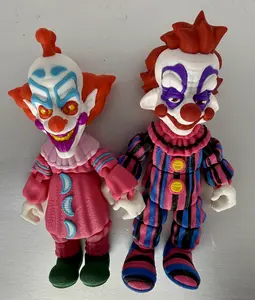 Killer Clowns 3D Printed Flexi Figures Large Size Halloween Figure Desk Decor Scary Set of Unique Designs
