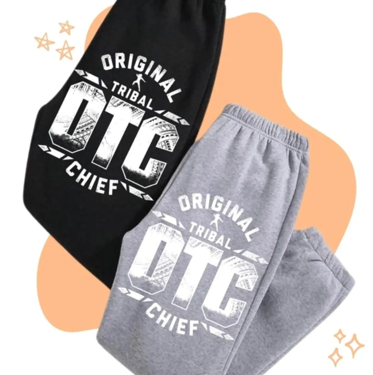 WWE Roman Reigns OTC 10 Star Sweatpants, Trendy Top Sweatpants, Unisex Cotton Graphic Casual Sweatpants, Gift For Men and Women, Best Gift SS