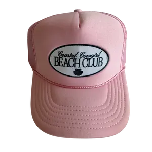 Coastal Cowgirl Beach Club Patch Trucker Hat
