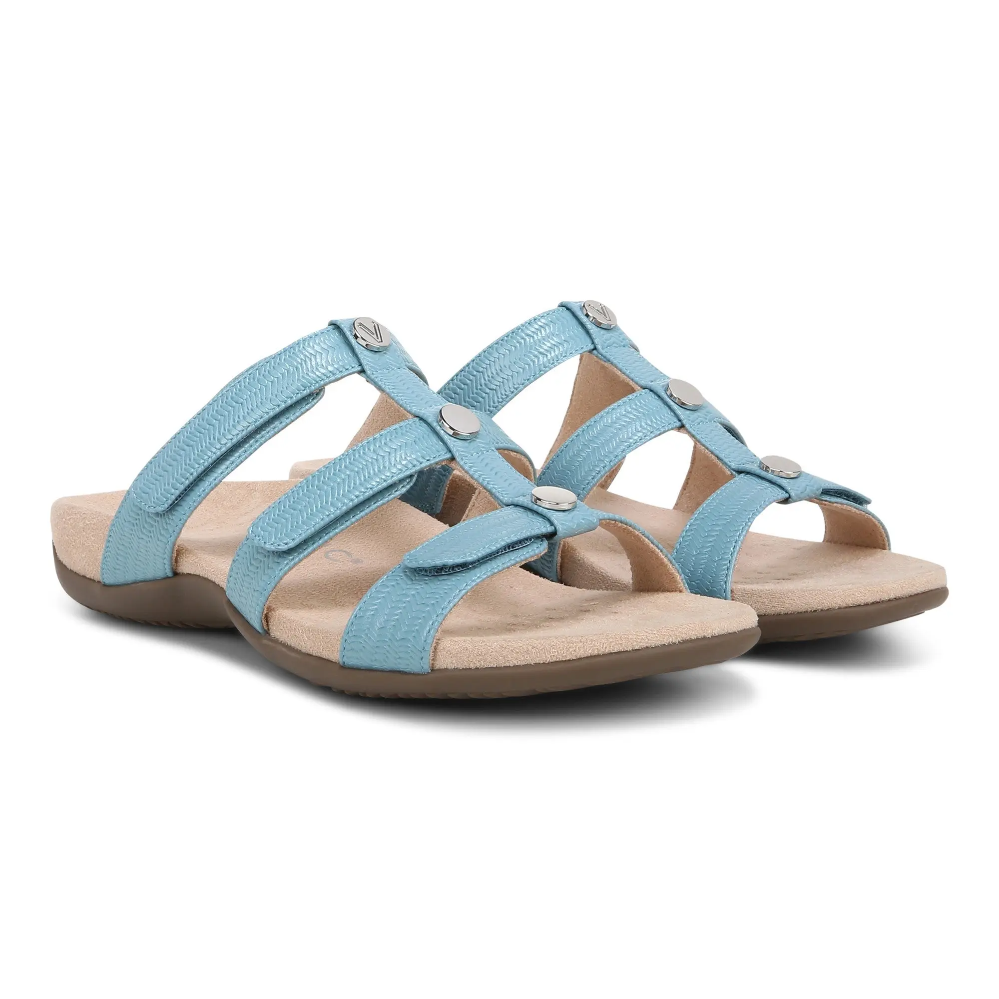 Vionic Amber Pearl Slide Women's Supportive Slip-on Sandal