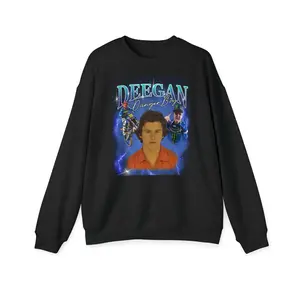 Danger Boy Mugshot Fan Unisex Cotton Black Tee - Soft Cotton Sweatshirt Featuring Motocross Phenom Haiden Deegan in Bold Graphic Design - Tops, Style, Comfort
