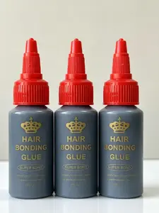 3-Pack Wig Lining Adhesive, Waterproof Hair Extension Glue, Professional Invisible Bonding Agent, Liquid Glue for Wigs & False Eyelashes