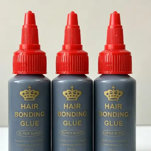3-Pack Wig Lining Adhesive Hair Extension Glue, Premium Wig Adhesive, Professional Invisible Bonding Agent, Liquid Glue for Wigs & False Eyelashes