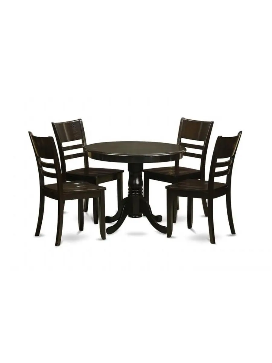 5 Piece Kitchen Table Set-Kitchen Dining Nook and 4 Dining Room Chairs