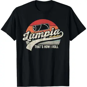 100% Cotton Funny Filipino Pride Retro Vintage Lumpia T-Shirt